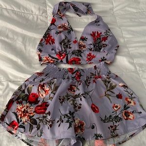 Matching set - floral print